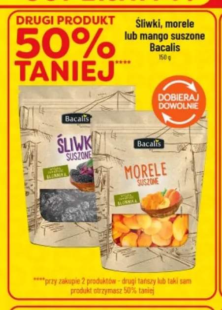 Śliwki suszone Bacalis +2 warianty
