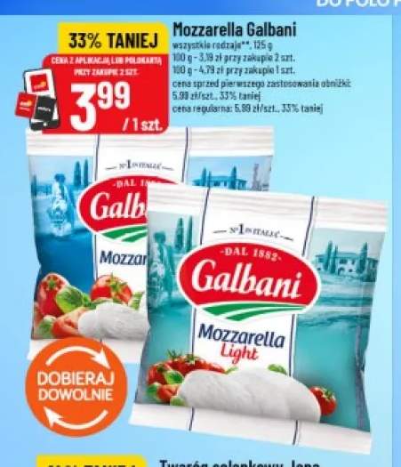 Mozzarella Galbani +1 wariant