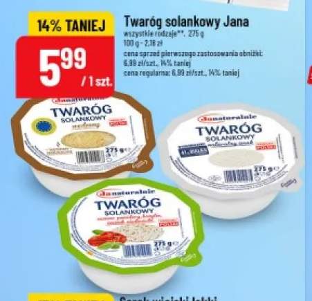 Twaróg solankowy Jana wędzony +2 warianty