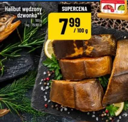 Halibut wędzony dzwonko