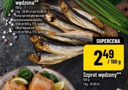 Szprot wędzony