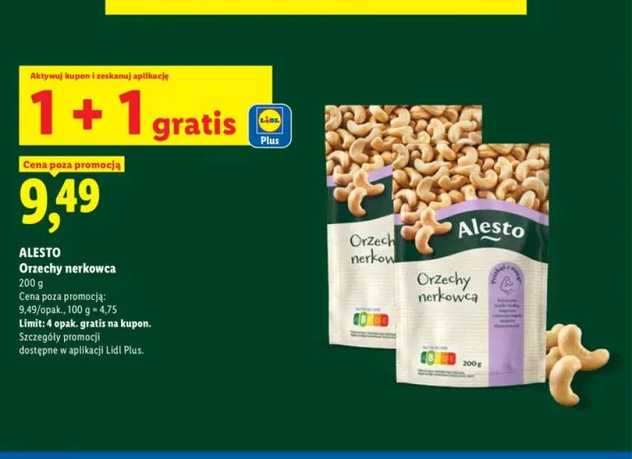 Orzechy nerkowca Alesto