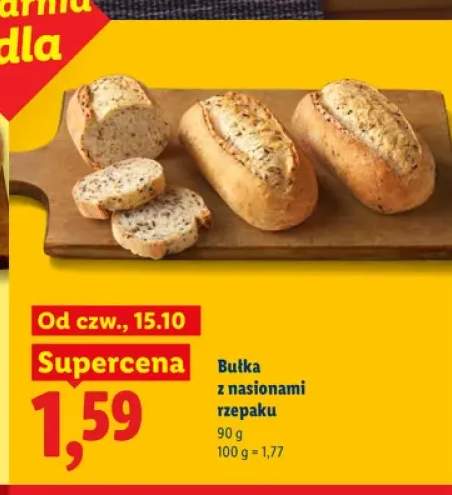 Bułka z nasionami rzepaku