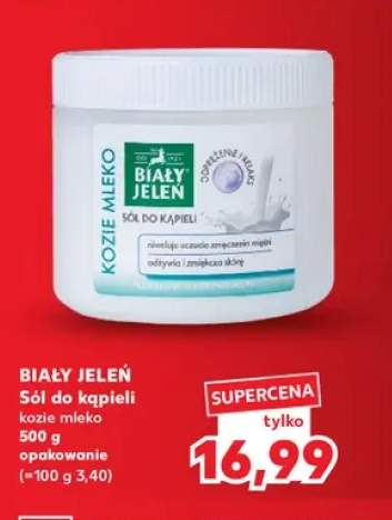 Sól do kąpieli kozie mleko Biały Jeleń