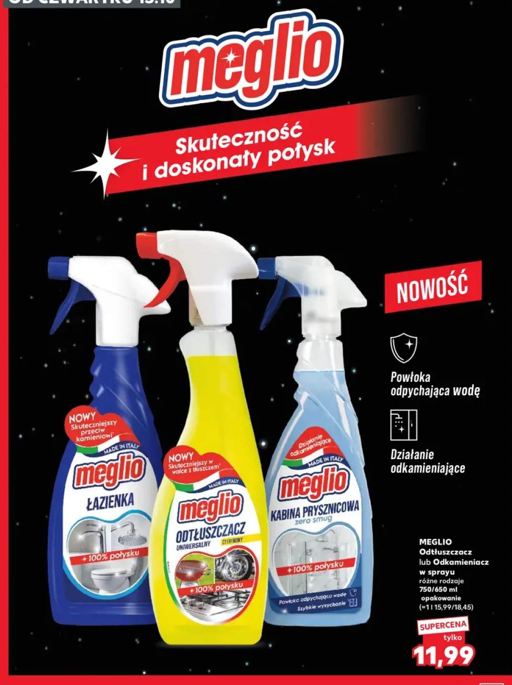 Odtłuszczacz w sprayu Meglio +1 wariant