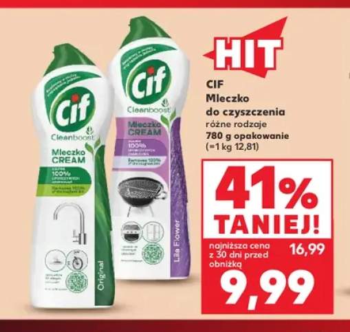 Mleczko do czyszczenia Original Cif +1 wariant