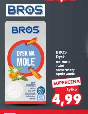 Dysk na mole kwiat pomarańczy Bros