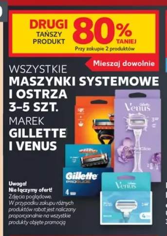 Maszynki systemowe i ostrza 3-5 szt. marek Gillette i Venus +5 wariantów