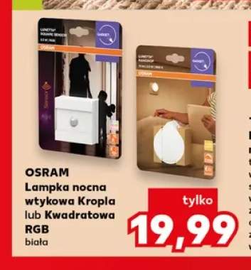 Lampka nocna wtykowa Kropla RGB biała Osram +1 wariant