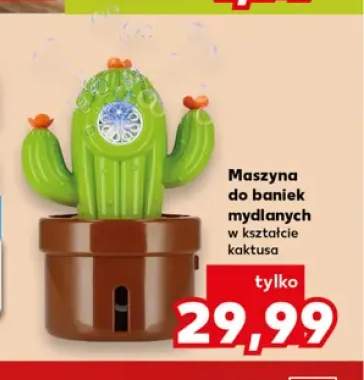Maszyna do baniek mydlanych w kształcie kaktusa
