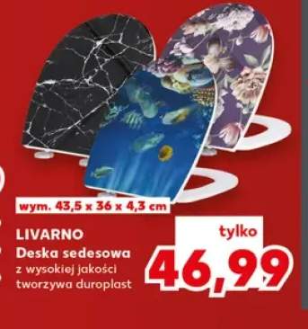 Deska sedesowa z wysokiej jakości tworzywa duroplast Livarno