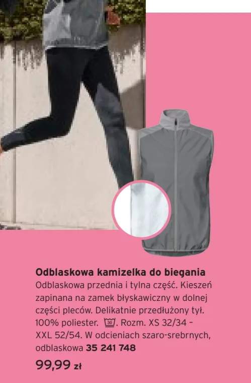 Odblaskowa kamizelka do biegania