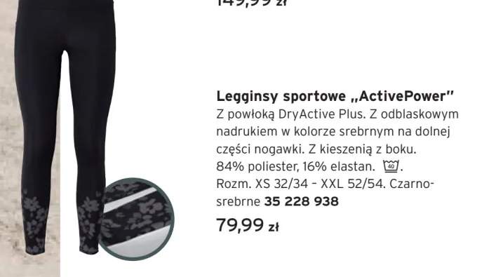 Legginsy sportowe ActivePower