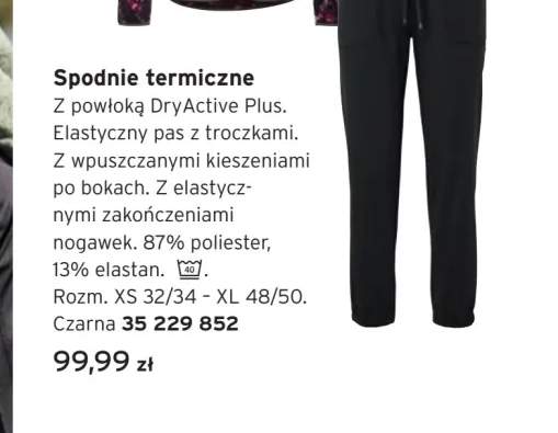 Spodnie termiczne