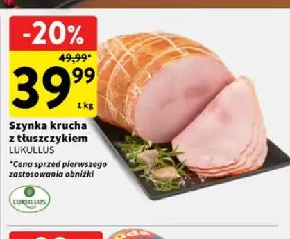 Szynka krucha z tłuszczykiem Lukullus
