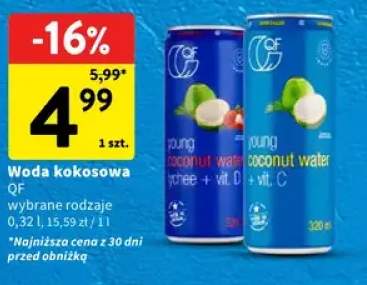 Woda kokosowa lychee + vit. D QF +1 wariant
