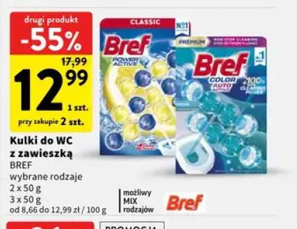 Kulki do WC z zawieszką Bref