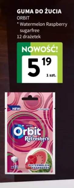 Guma do żucia Orbit Watermelon Raspberry sugarfree