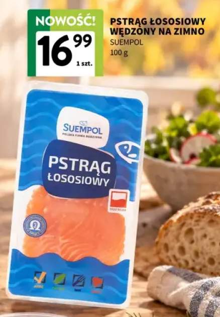 Pstrąg łososiowy wędzony na zimno Suempol