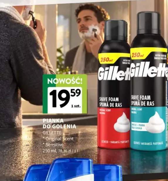 Pianka do golenia Original Scent Gillette +1 wariant