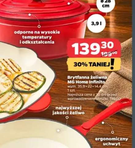 Brytfanna żeliwna Mg Home Infinito
