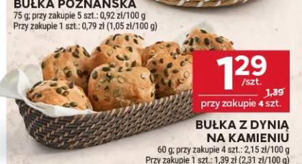 Bułka z dynią na kamieniu