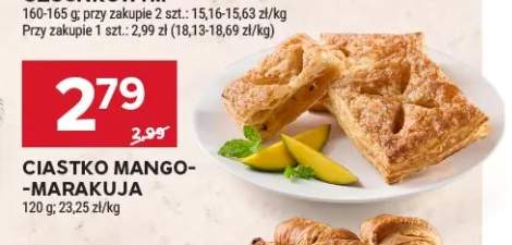 Ciastko mango-marakuja