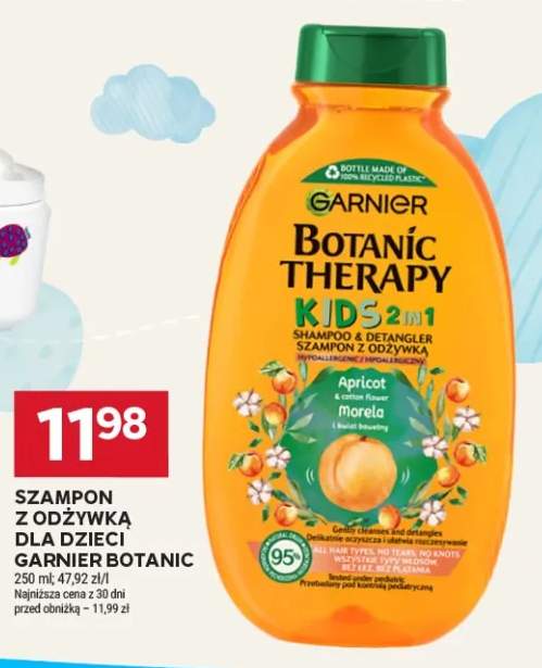 Szampon z odżywką dla dzieci Garnier Botanic