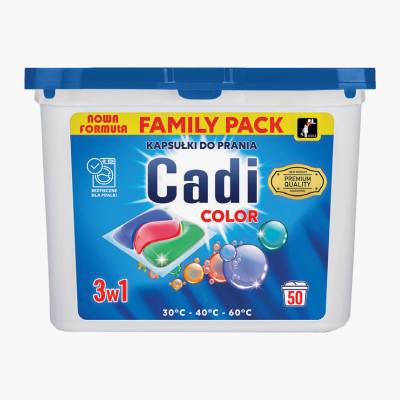 Kapsułki do prania color Cadi 50szt