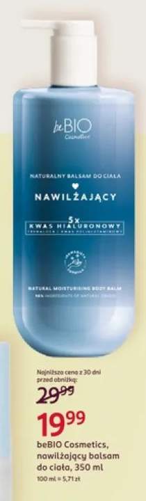 Nawilżający balsam do ciała beBIO Cosmetics