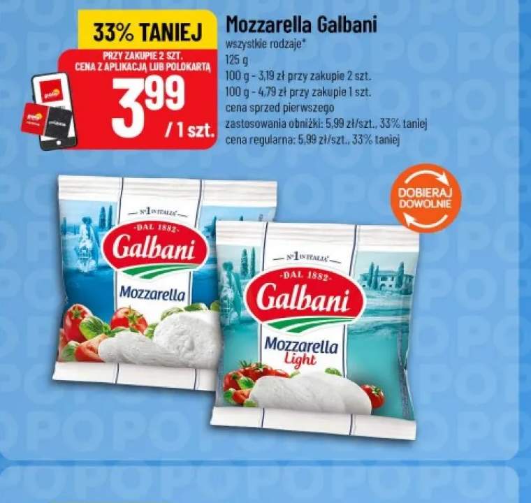 Mozzarella Galbani +1 wariant