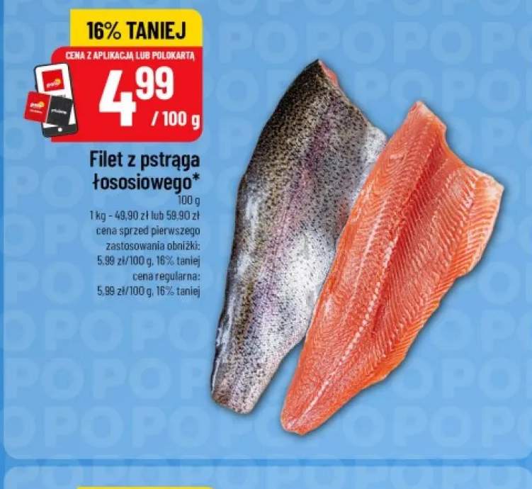 Filet z pstrąga łososiowego