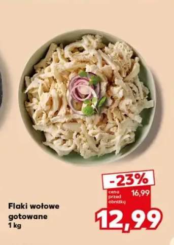 Flaki wołowe gotowane