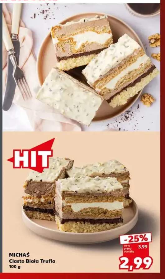 Ciasto Biała Trufla Michaś