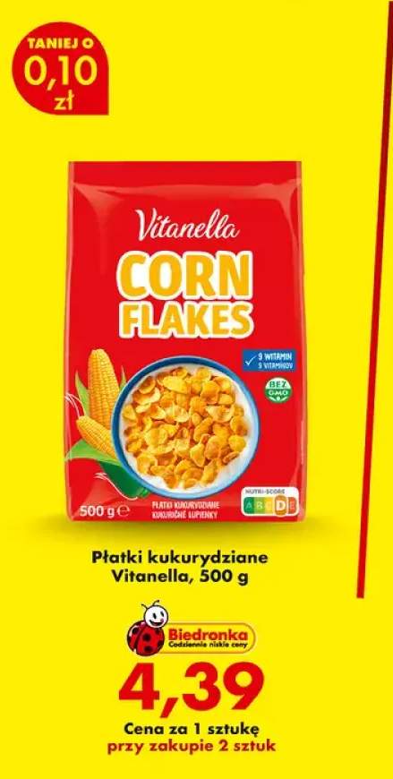 Płatki kukurydziane Vitanella
