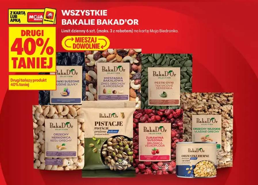 Śliwki suszone Bakad'Or Sélection +8 wariantów