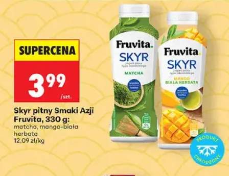 Skyr pitny Smaki Azji mango-biała herbata Fruvita +1 wariant