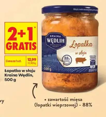 Łopatka w słoju Kraina Wędlin