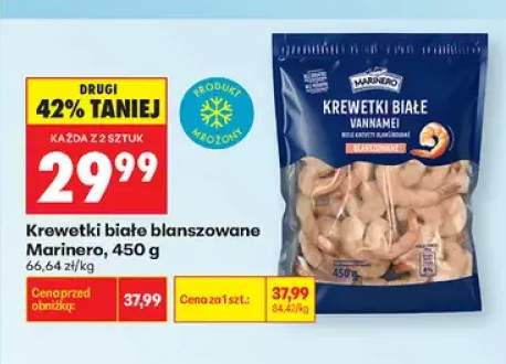 Krewetki białe blanszowane Marinero Vannamei