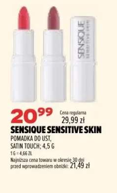 Pomadka do ust Satin Touch Sensique Sensitive Skin