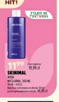Woda micelarna Skinimal