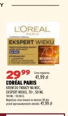 Krem do twarzy na noc Ekspert Wieku 70+ L'Oréal Paris