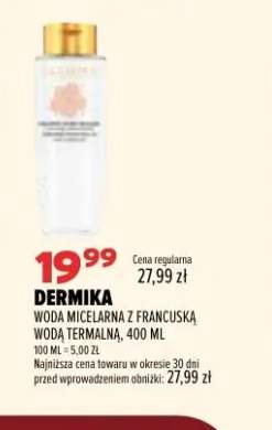 Woda micelarna z francuską wodą termalną Dermika