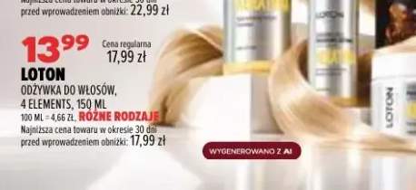 Odżywka do włosów 4 Elements Loton
