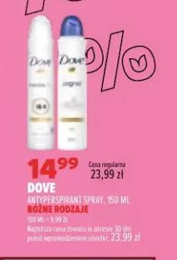 Antyperspirant spray Dove