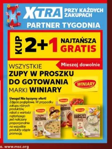 Zupy w proszku do gotowania Winiary