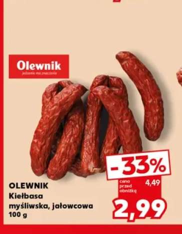 Kiełbasa myśliwska Olewnik +1 wariant