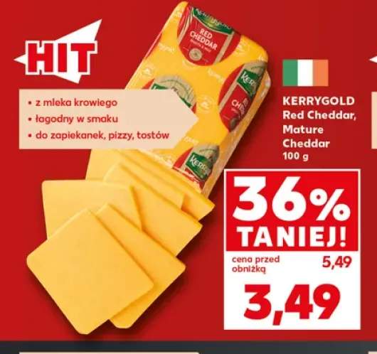 Ser Red Cheddar Kerrygold +1 wariant