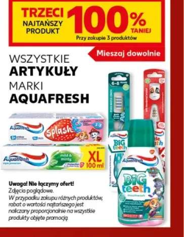 Artykuły Aquafresh +4 warianty