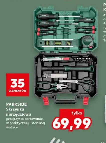 Skrzynka narzędziowa Parkside